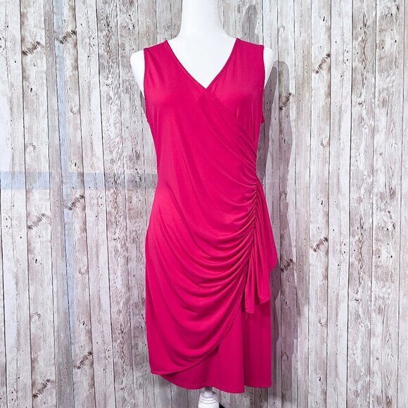 New York & Company Dresses & Skirts - Women's New York & Company Dress | Sleeveless | Midi | Size Medium | Wrap | Pink